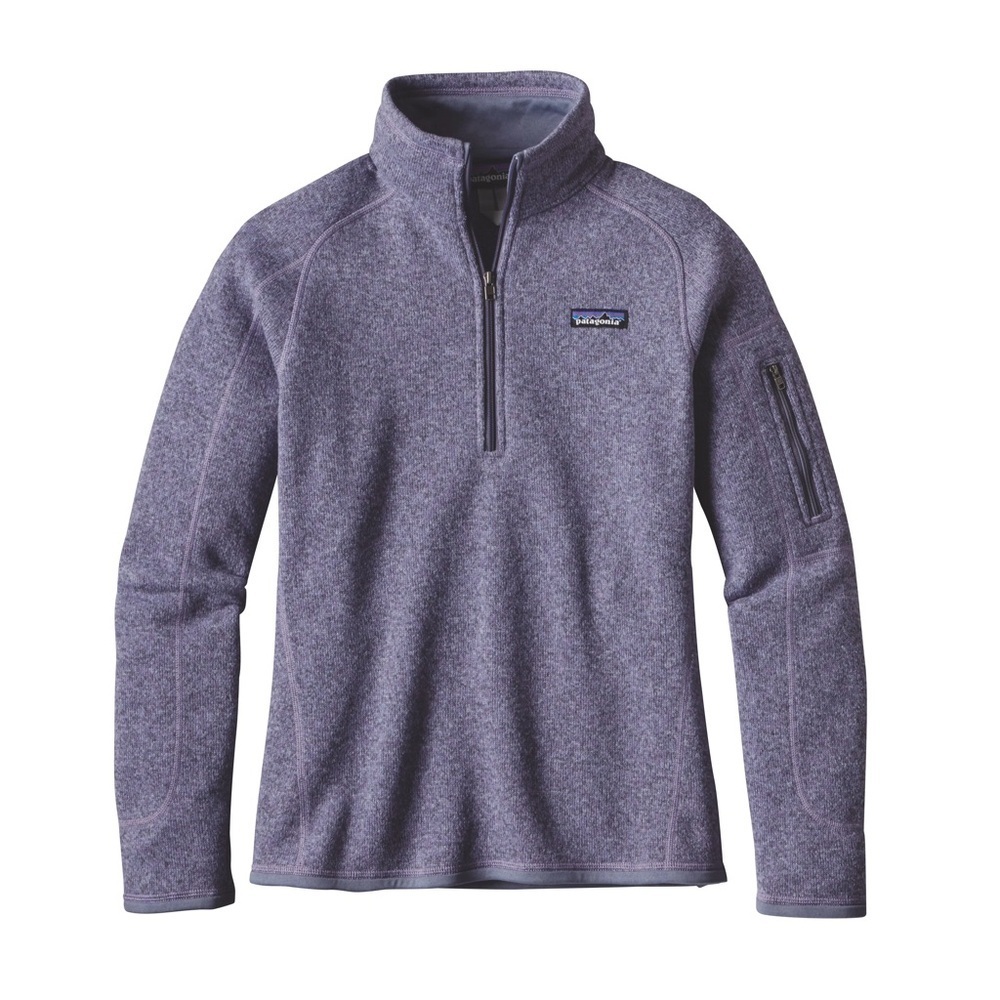 Patagonia Better Sweater 1/4 Zip Pullover Women’ Small Lupine Purple Blue Fleece - Picture 2 of 11